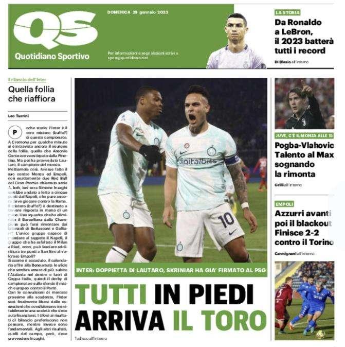 QS - Milan e Juve, voglia di rimonta impossibile 