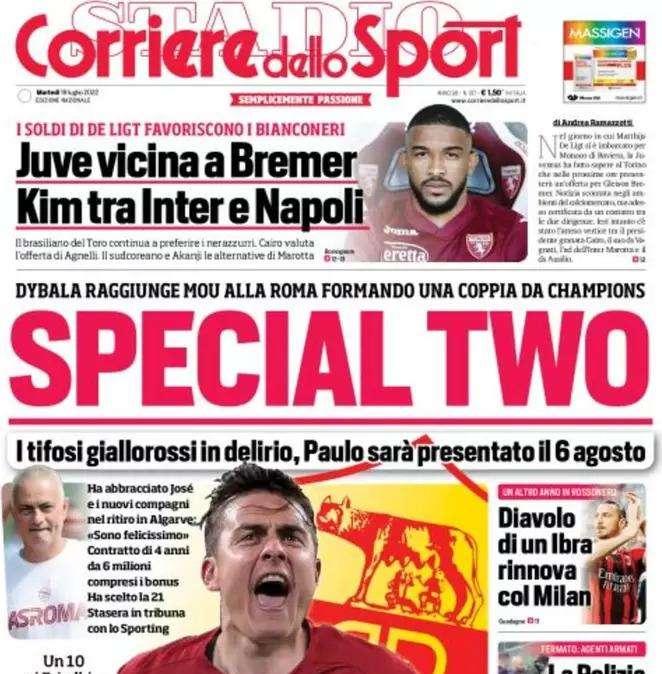Corsport - Juve vicina a Bremer, Kim tra Inter e Napoli 