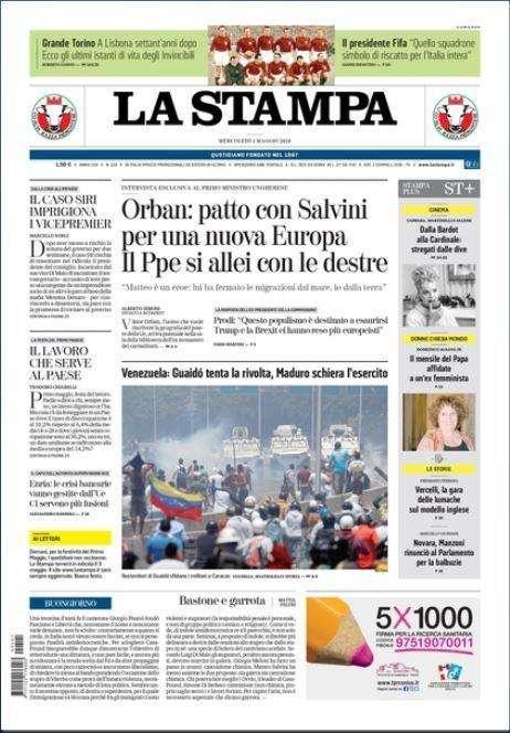 La Stampa - Faccia a faccia