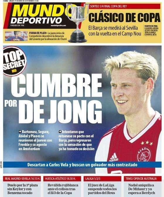 Il Barcellona insiste per De Jong