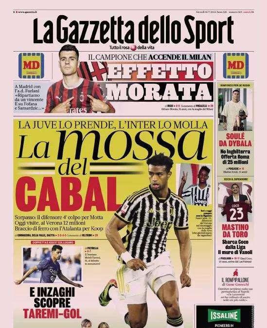 Gazzetta - La mossa del Cabal