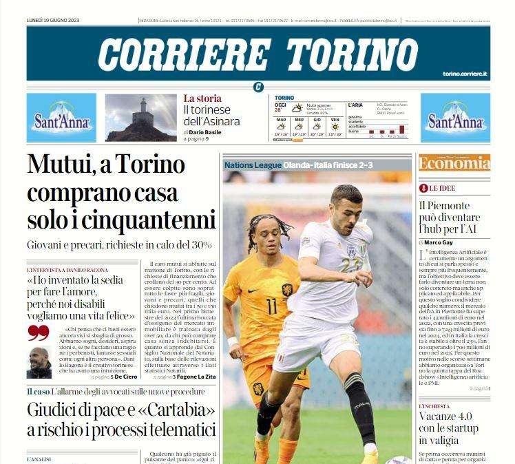 Corriere di Torino - Per Parisi la Juve chiede il prestito con diritto 