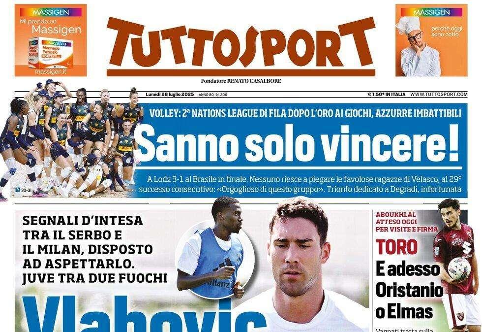 Tuttosport - Vlahovic per Allegri, caso Weah