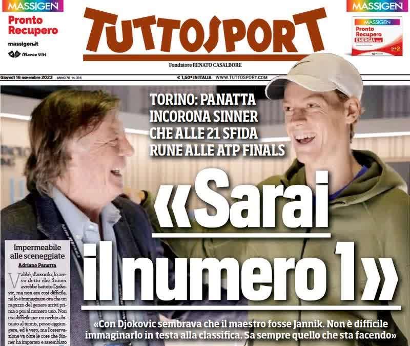 Tuttosport - Iling porta De Paul