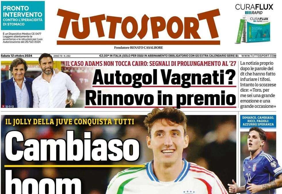 Tuttosport- Cambiaso boom, due Real no