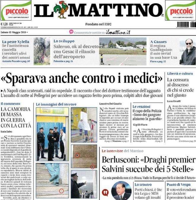 Il Mattino - Anche Sarri per il dopo Allegri