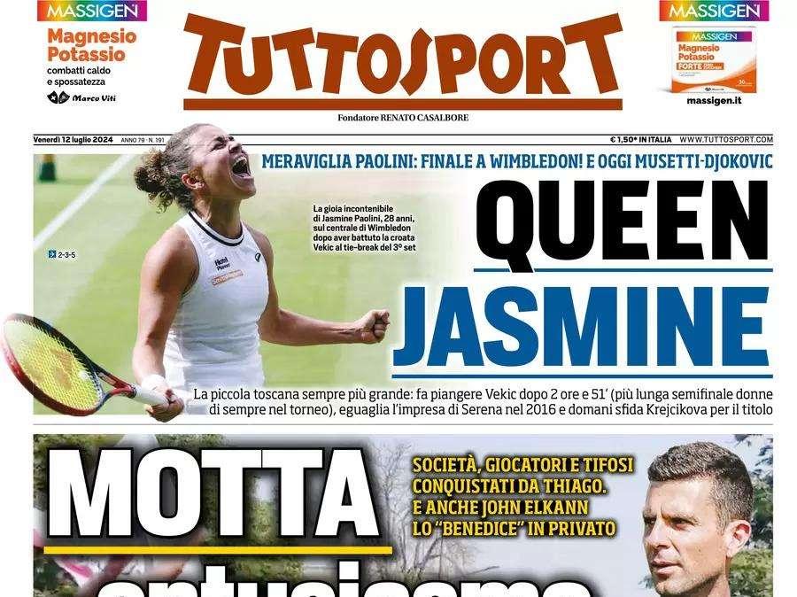 Tuttosport - Motta di entusiasmo