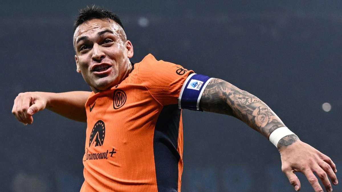 Inter in vantaggio a Lecce al termine del primo tempo: decide per ora Lautaro 
