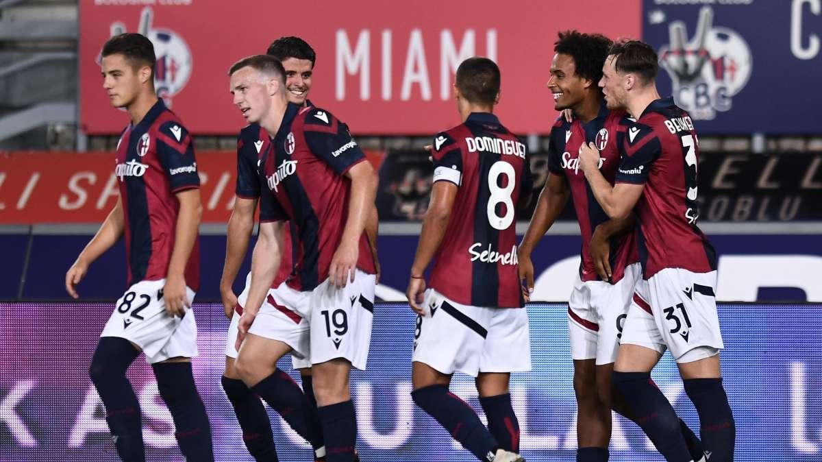 Bologna in vantaggio sulla Roma a fine primo tempo: per ora decide Moro