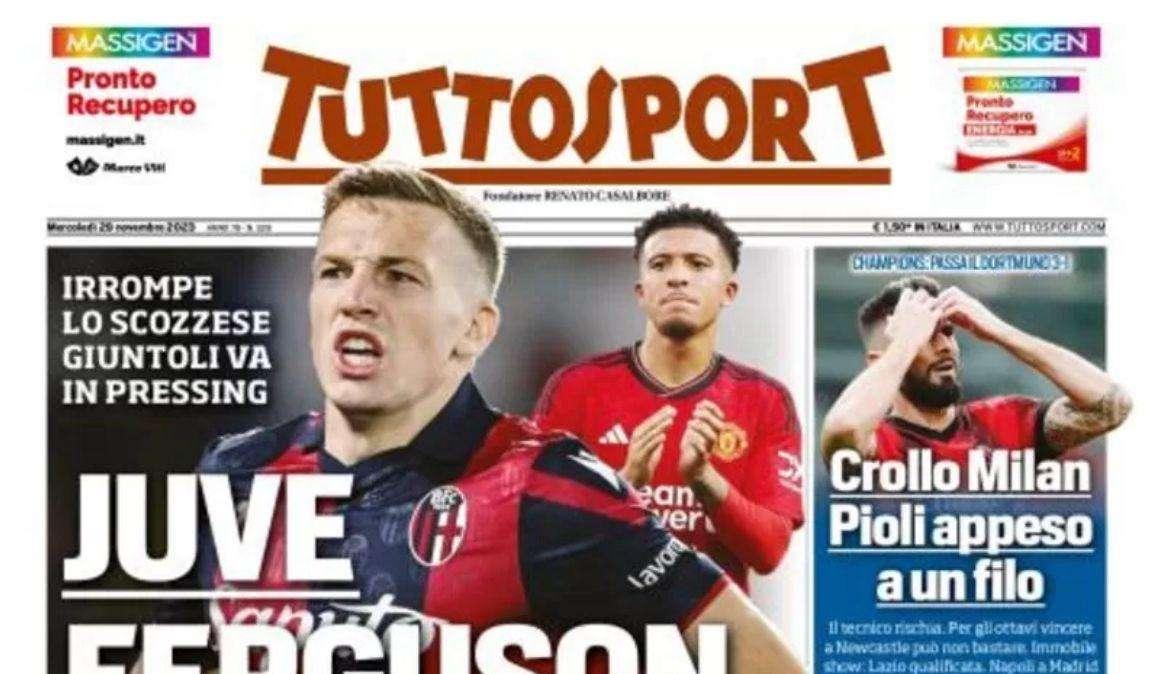 Tuttosport - Juve e Ferguson, contatto