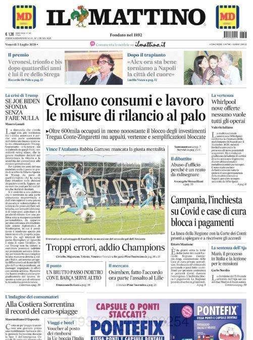 Il Mattino - Osimhen dice sì al Napoli, la Juve prova ad abbassare l'offerta per Milik
