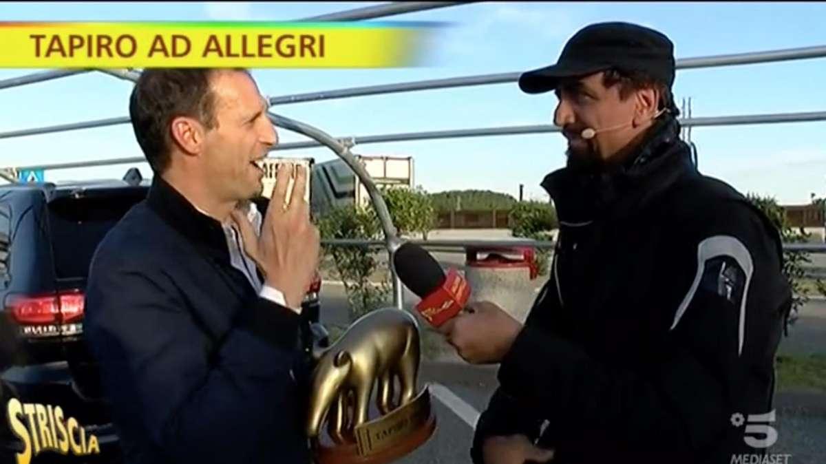 ALLEGRI ritira Tapiro d'Oro: "Adani? Io molto arrogante, lui capisce molto di calcio...."