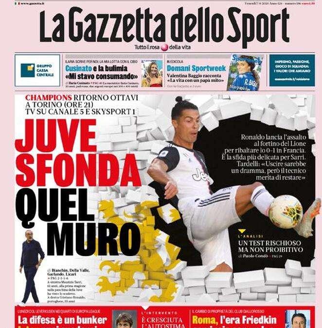 Gazzetta - Juve, sfonda quel muro 