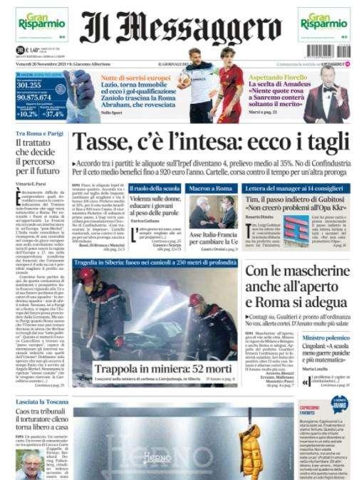 Il Messaggero - Con Immobile tornano i gol