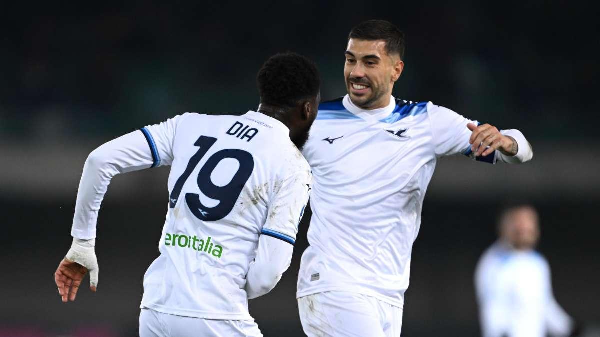Sontuosa Lazio al Bentegodi: tris al Verona, scavalcata la Juventus in classifica