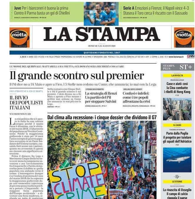 La Stampa - Buona la prima 