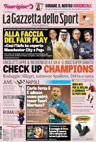 Gazzetta - Ibra per Milan 