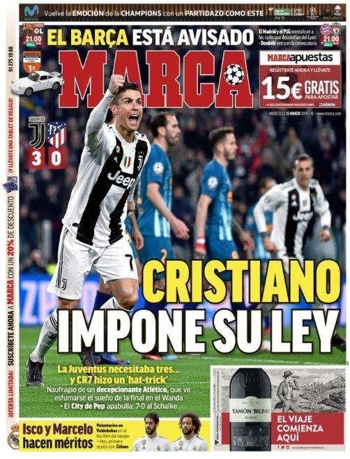 Marca - Cristiano impone la sua legge