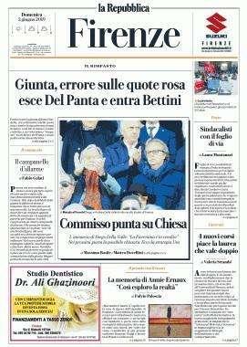 Repubblica Firenze - La Fiorentina punta su Chiesa