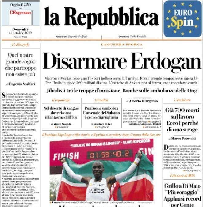 Repubblica - Gli azzurri sono europei 