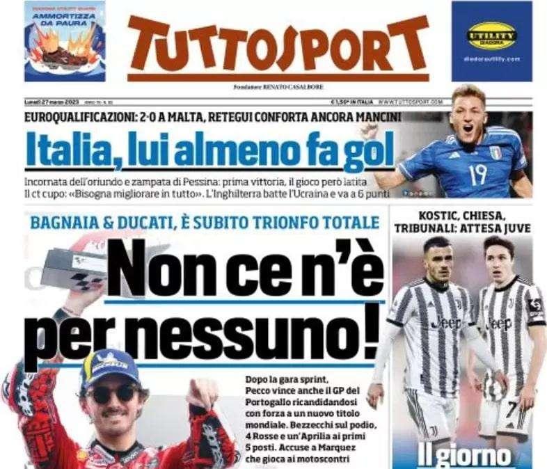 Tuttosport - Il giorno dei giudizi