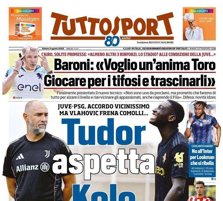 Tuttosport- Tudor aspetta Kolo 