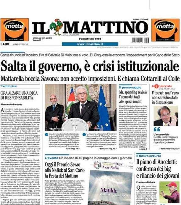 Il Mattino - Il piano Ancelotti