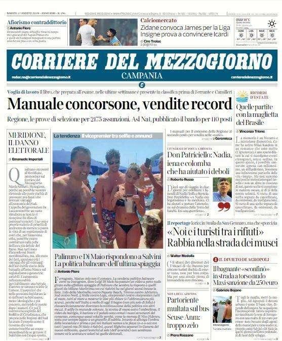 Corriere del Mezzogiorno - Si allontana James