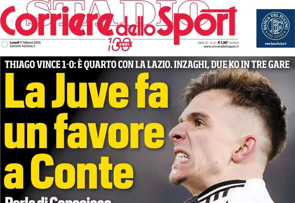 Corsport- La Juve fa un favore a Conte