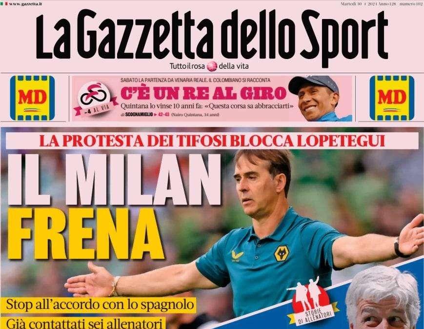 Gazzetta - Un assaltatore per la Juve 