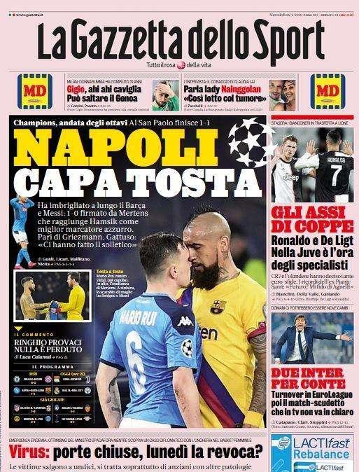 Gazzetta - Gli assi di coppe 