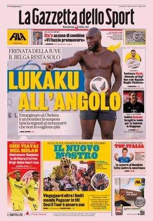 Gazzetta - Lukaku all’angolo