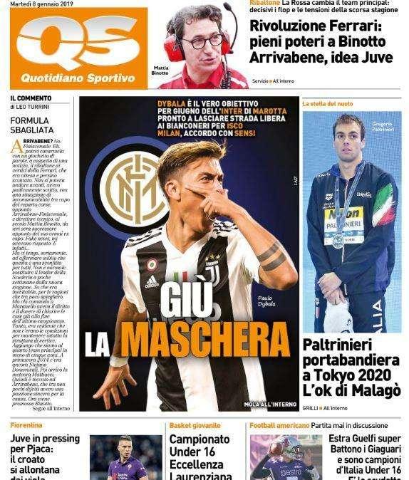 QS - La maschera di Dybala per l’Inter