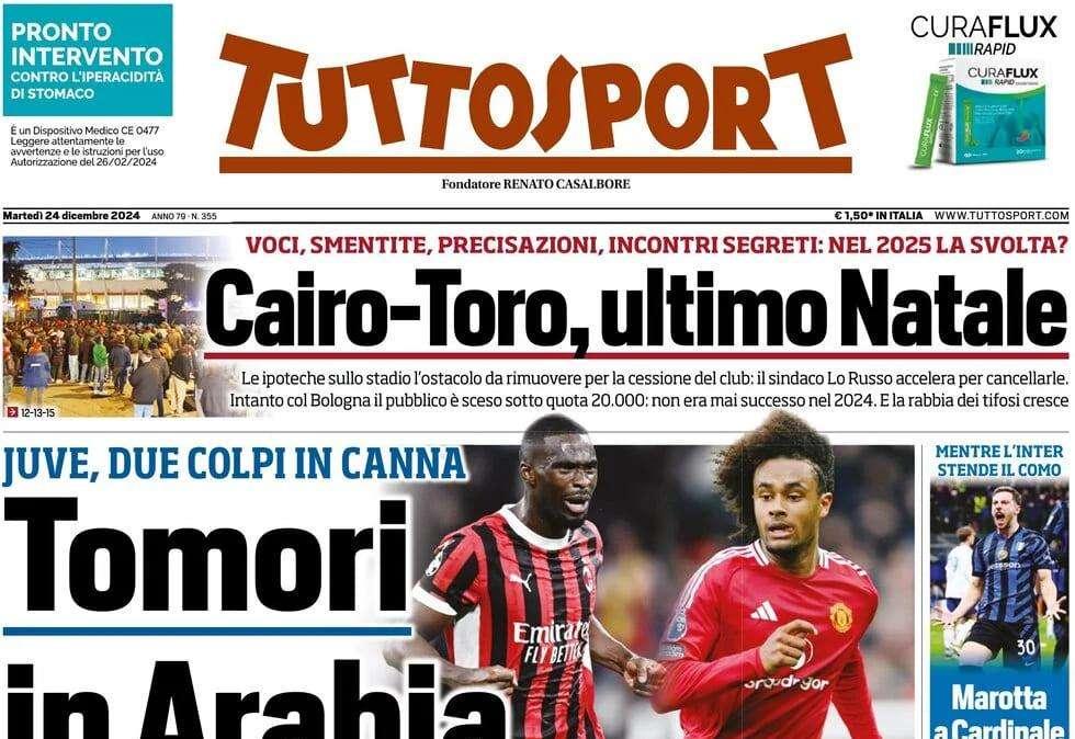 Tuttosport - Tomori in Arabia, poi Zirkzee