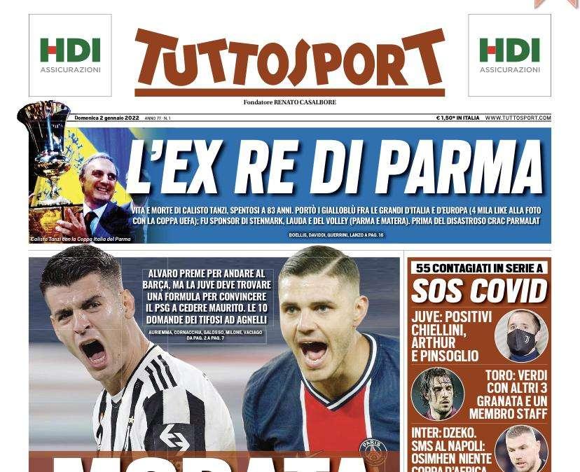 Tuttosport - Morata aspetta Icardi 