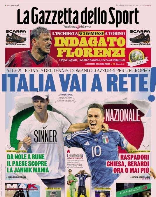 Gazzetta - Italia, vai a rete
