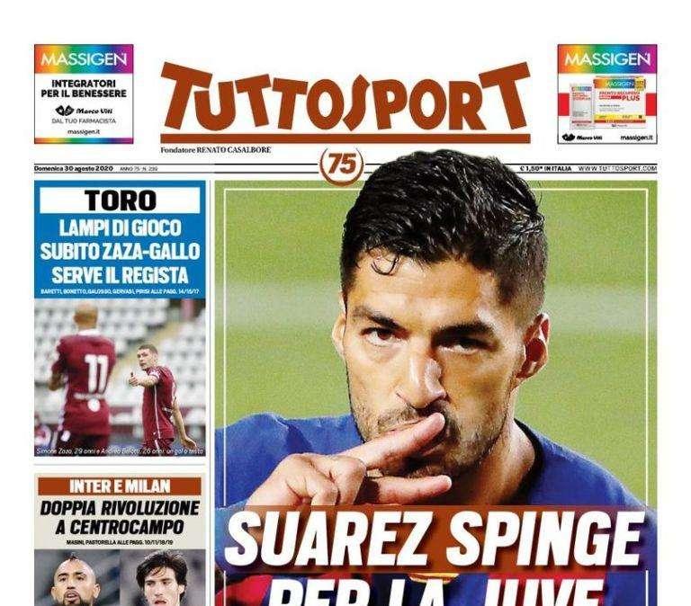 Tuttosport - Suarez spinge per la Juve 