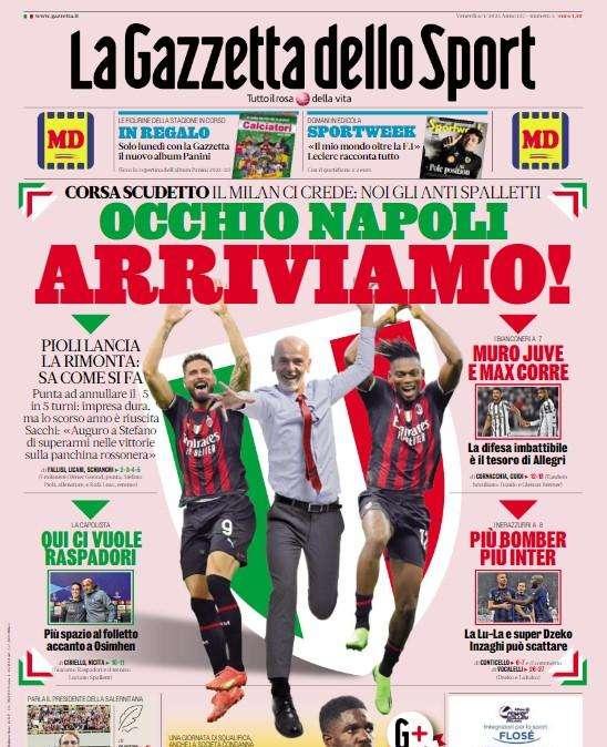 Gazzetta - Muro Juve, Max corre