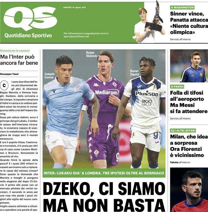QS - Dzeko all’Inter, ci siamo