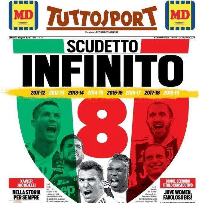 Tuttosport - Scudetto infinito