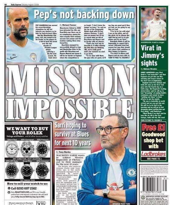 Sarri, Mission Impossible