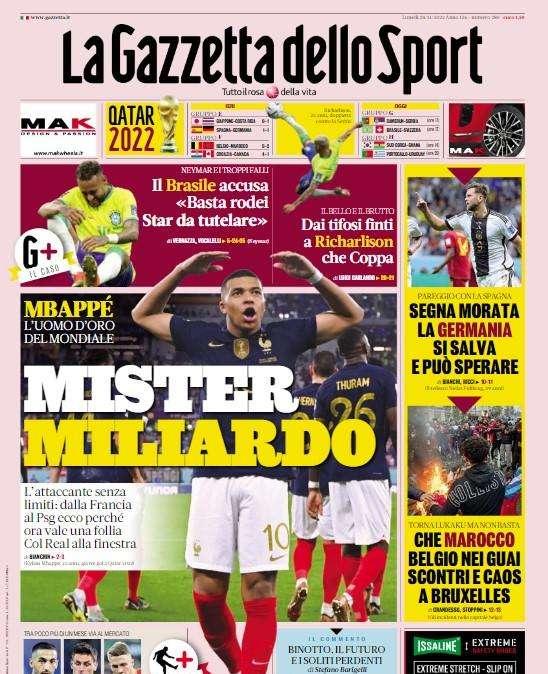 Gazzetta - I nomi di Milan, Inter e Juve per la rimonta scudetto 