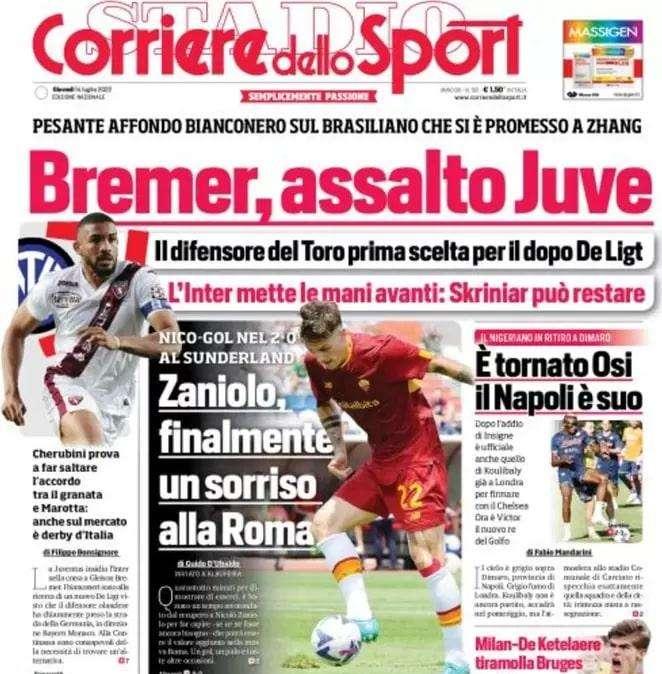 Corsport - Bremer, assalto Juve 