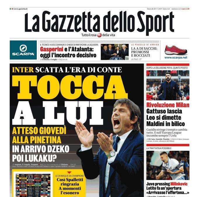 Gazzetta - Tocca a lui