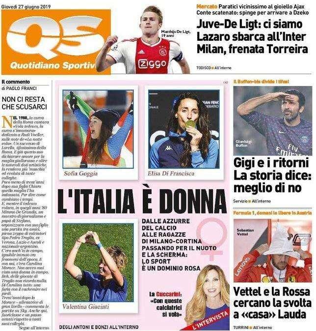 QS - Juve e De Ligt, Lazaro-Inter