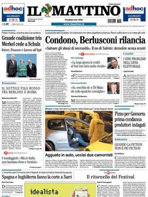 Il Mattino - Spagna e Inghilterra, corte a Sarri 