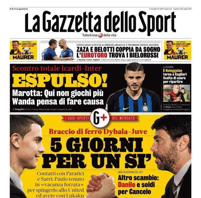 Gazzetta - Dybala, cinque giorni per un si 