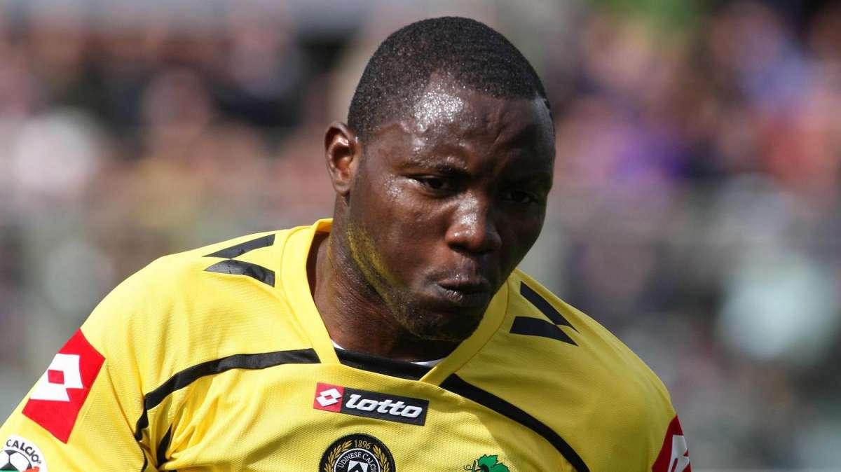 Il futuro juventino Asamoah si congratula con Di Natale
