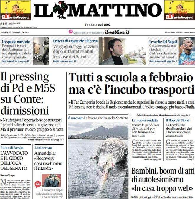 Il Mattino - Il Napoli ritrova Osimhen