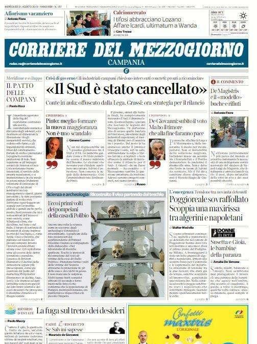 Corriere del mezzogiorno - Ultimatum Icardi 